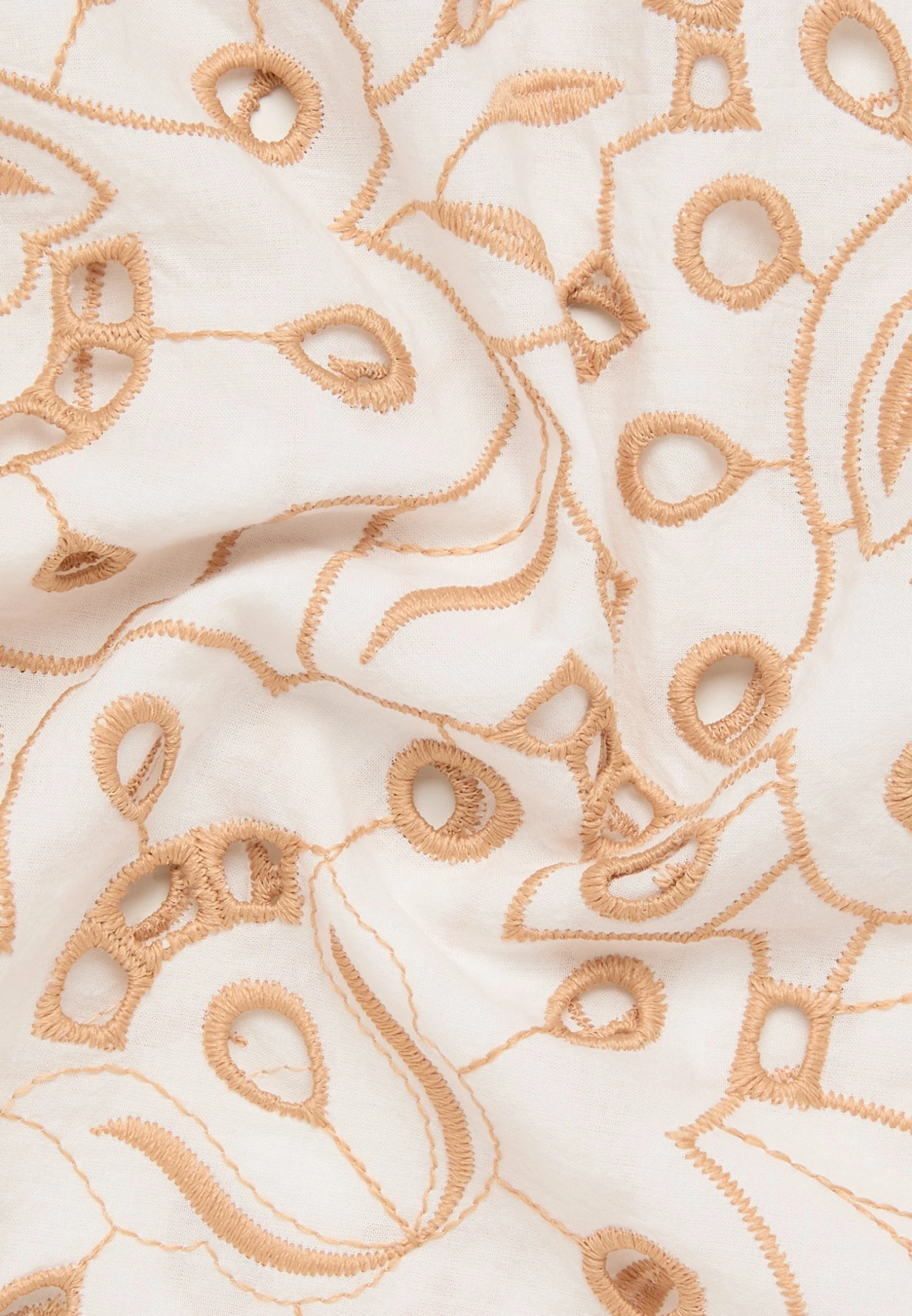 Eterna Lochstickerei - Overhemd - Weiß 7 Eterna Lochstickerei - Overhemd - Weiß - Afbeelding 5