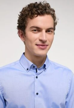 Eterna Unifarbenes Pinpoint - Overhemd - Blau 10 Eterna Unifarbenes Pinpoint - Overhemd - Blau -Eterna 2550917ef9e9488fbd4772768239da16