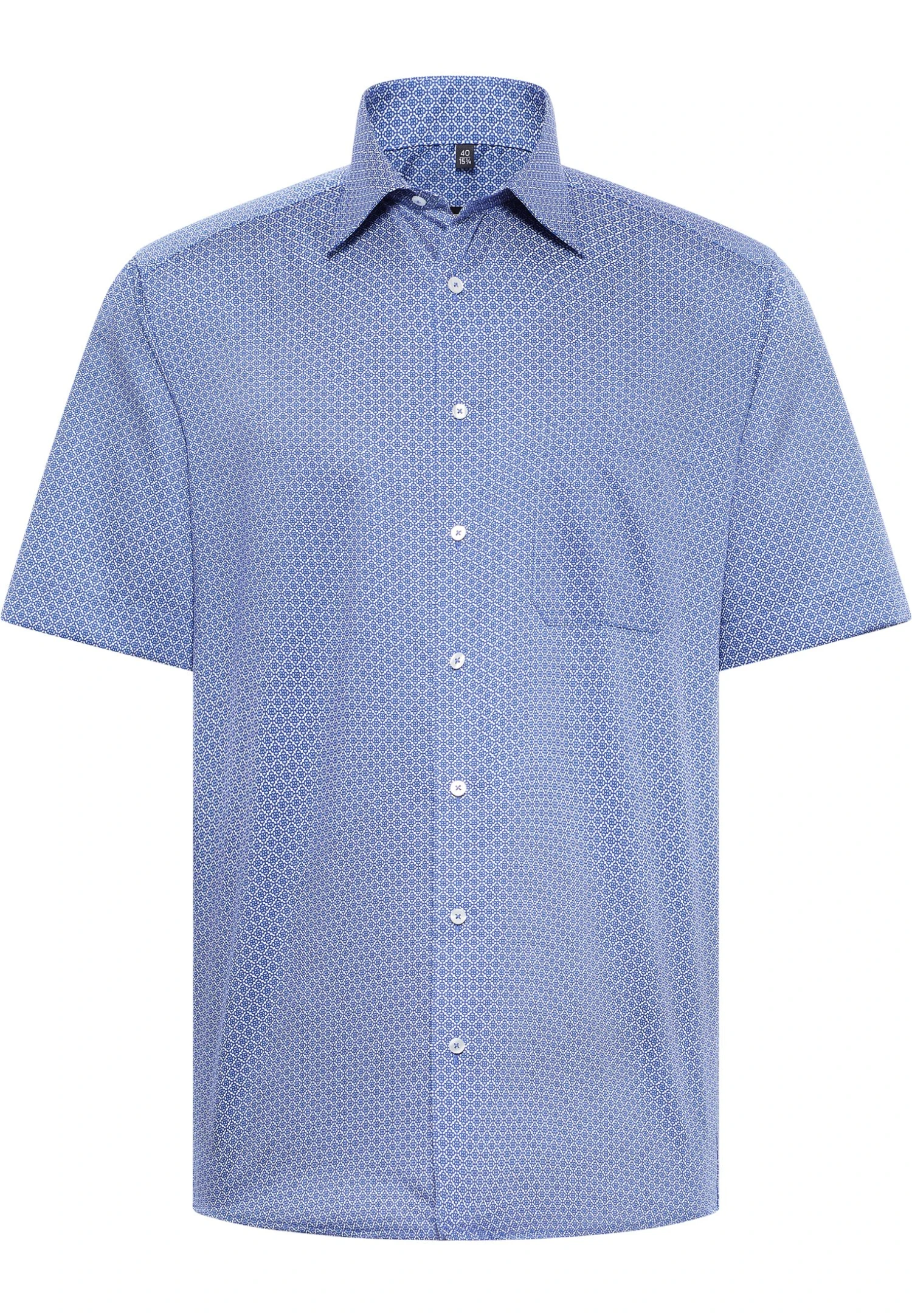 Eterna Twill Kurzarm Comfort Fit - Overhemd - Hellblau 6 Eterna Twill Kurzarm Comfort Fit - Overhemd - Hellblau - Afbeelding 4