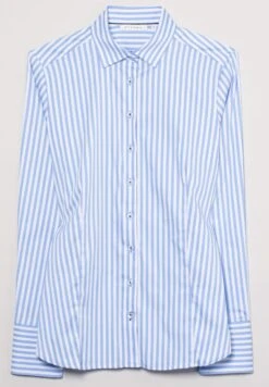 Eterna Modern Classic - Overhemdblouse - Hellblau/Weiß 12 Eterna Modern Classic - Overhemdblouse - Hellblau/Weiß -Eterna 2872ca28de874dba9cf638e481f64a16