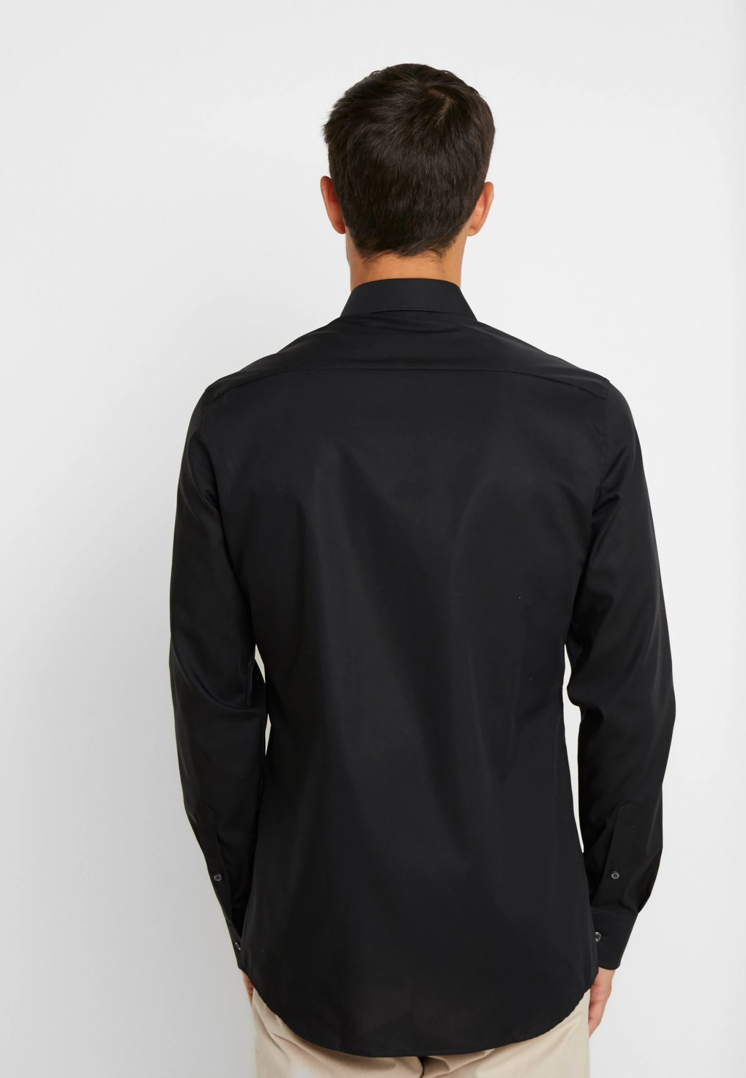 Eterna Slim Fit - Zakelijk Overhemd - Black 6 Eterna Slim Fit - Zakelijk Overhemd - Black - Afbeelding 4
