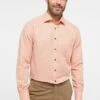 Eterna Struktur Modern Fit - Overhemd - Orange