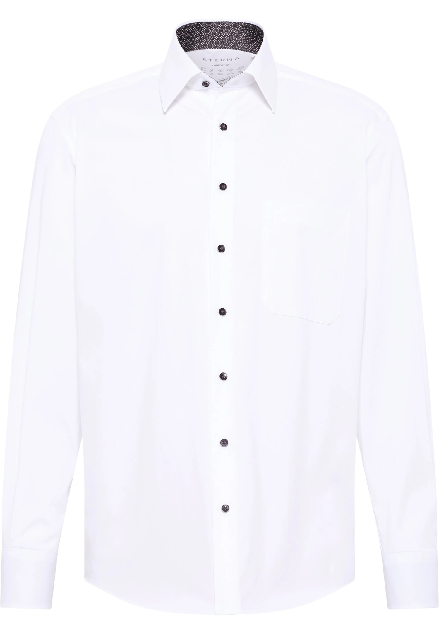 Eterna Performance Comfort Fit - Overhemd - Weiß 6 Eterna Performance Comfort Fit - Overhemd - Weiß - Afbeelding 4