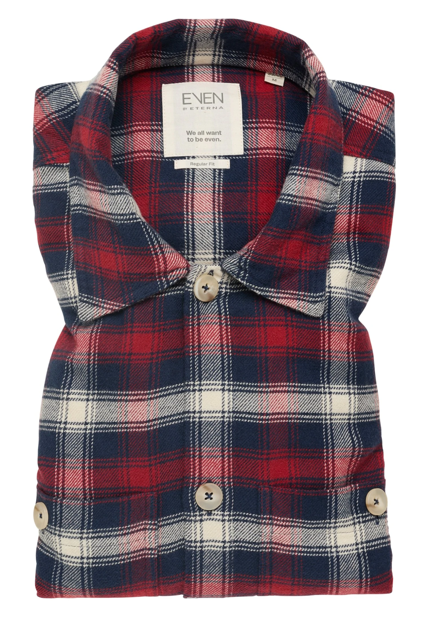 Eterna Even Regular Fit - Overhemd - Red 8 Eterna Even Regular Fit - Overhemd - Red - Afbeelding 6