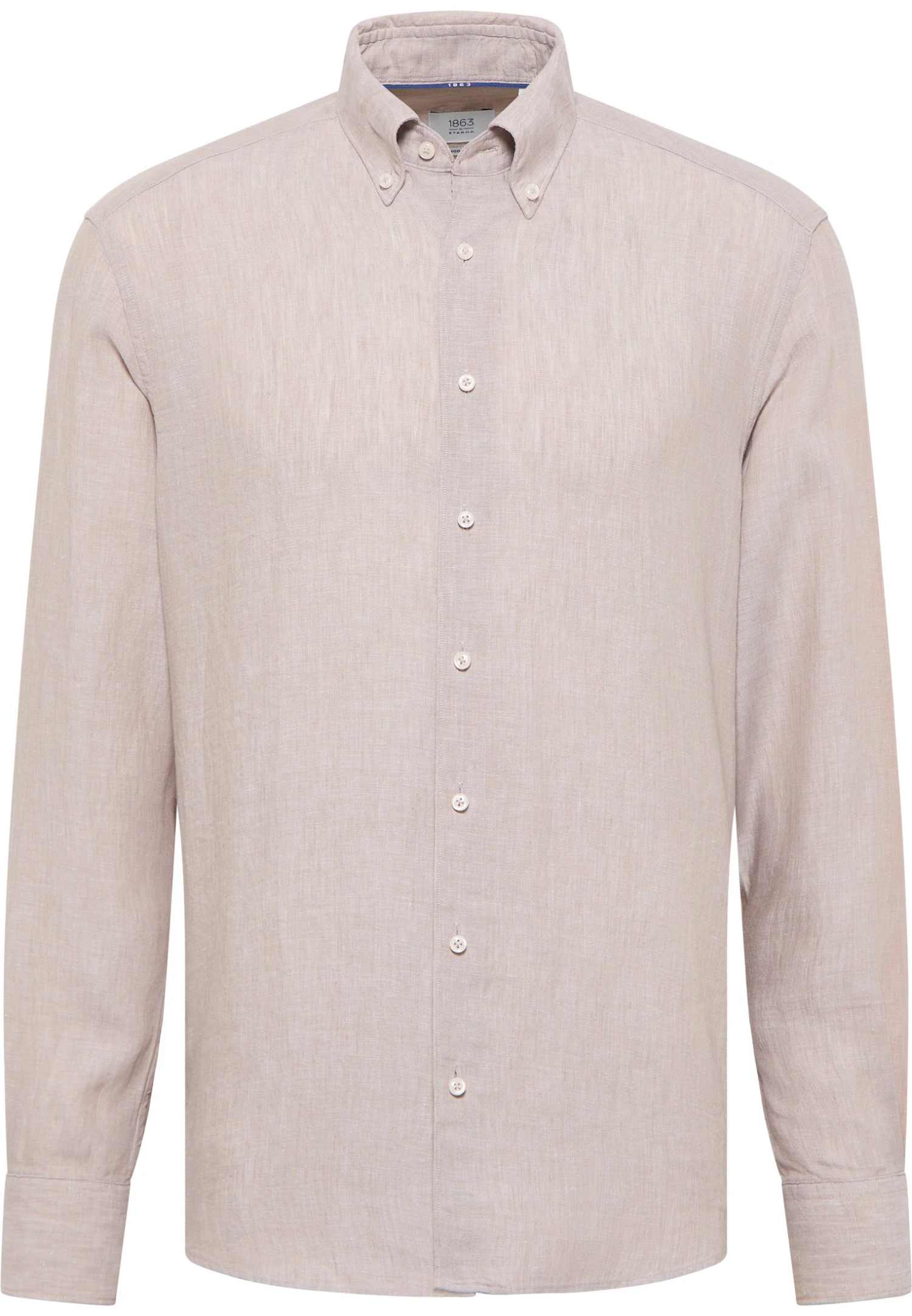 Eterna Soft Tailoring Modern Fit - Overhemd - Beige 6 Eterna Soft Tailoring Modern Fit - Overhemd - Beige - Afbeelding 4