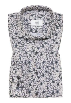 Eterna Bedrucktes Soft Tailoring - Overhemd - Grau -Eterna 2b453298df764904aa92c94ba82e7177