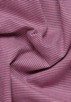 Eterna Strukturiertes Kurzarm Slim Fit - Overhemd - Rot -Eterna 2c722c7f3dad40258b7d42b36530a126