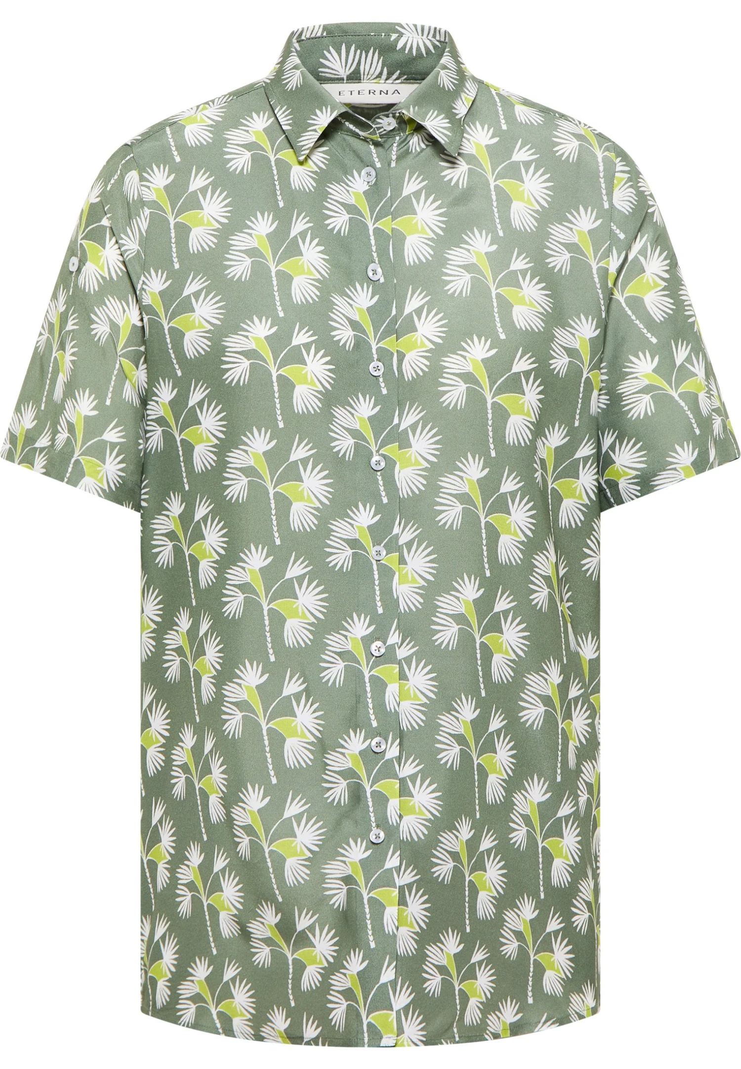 Eterna Overhemdblouse - Khaki 6 Eterna Overhemdblouse - Khaki - Afbeelding 4