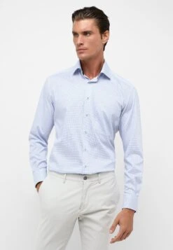 Eterna Performance Comfort Fit - Overhemd - Mittelblau