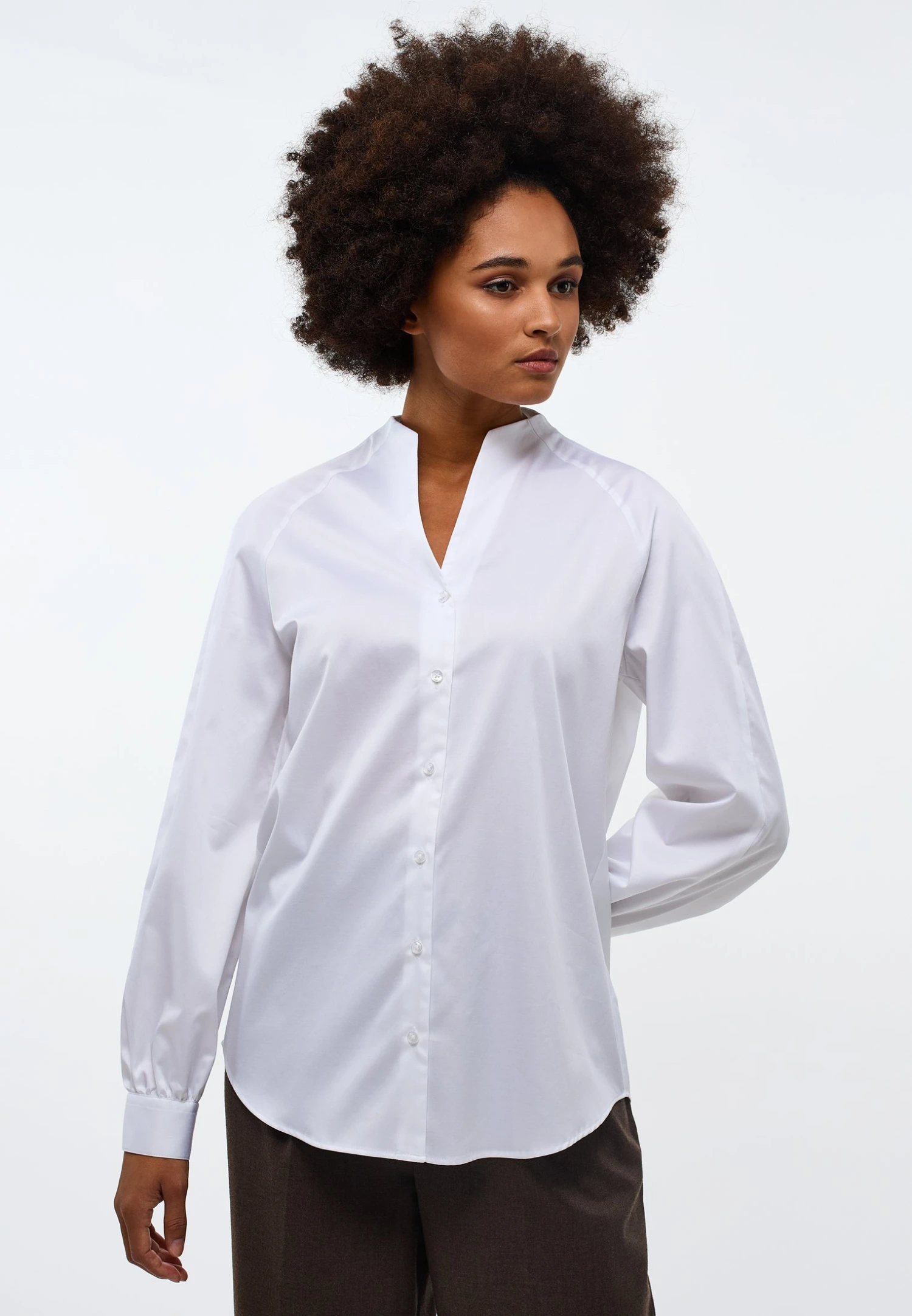 Eterna Regular Fit - Overhemdblouse - White 3 Eterna Regular Fit - Overhemdblouse - White