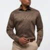 Eterna Dobbydesign Modern Fit - Zakelijk Overhemd - Taupe 2 Eterna Dobbydesign Modern Fit - Zakelijk Overhemd - Taupe -Eterna 2d9bbd1912094852ab3e46de023c1c9a
