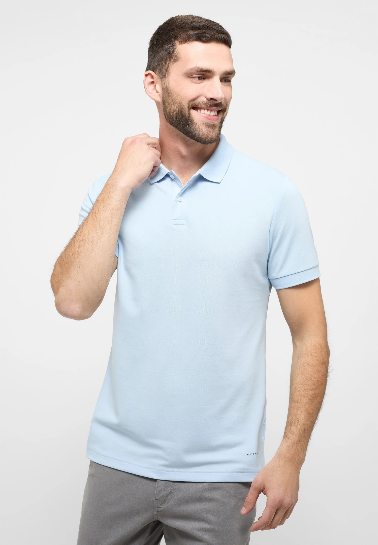 Eterna Performance Regular Fit - Poloshirt - Hellblau 3 Eterna Performance Regular Fit - Poloshirt - Hellblau