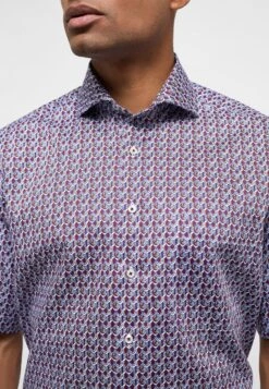 Eterna Bedrucktes -Kurzarm Comfort Fit - Overhemd - Rot -Eterna 2e3573c0e7ec41d2909474258bac1760