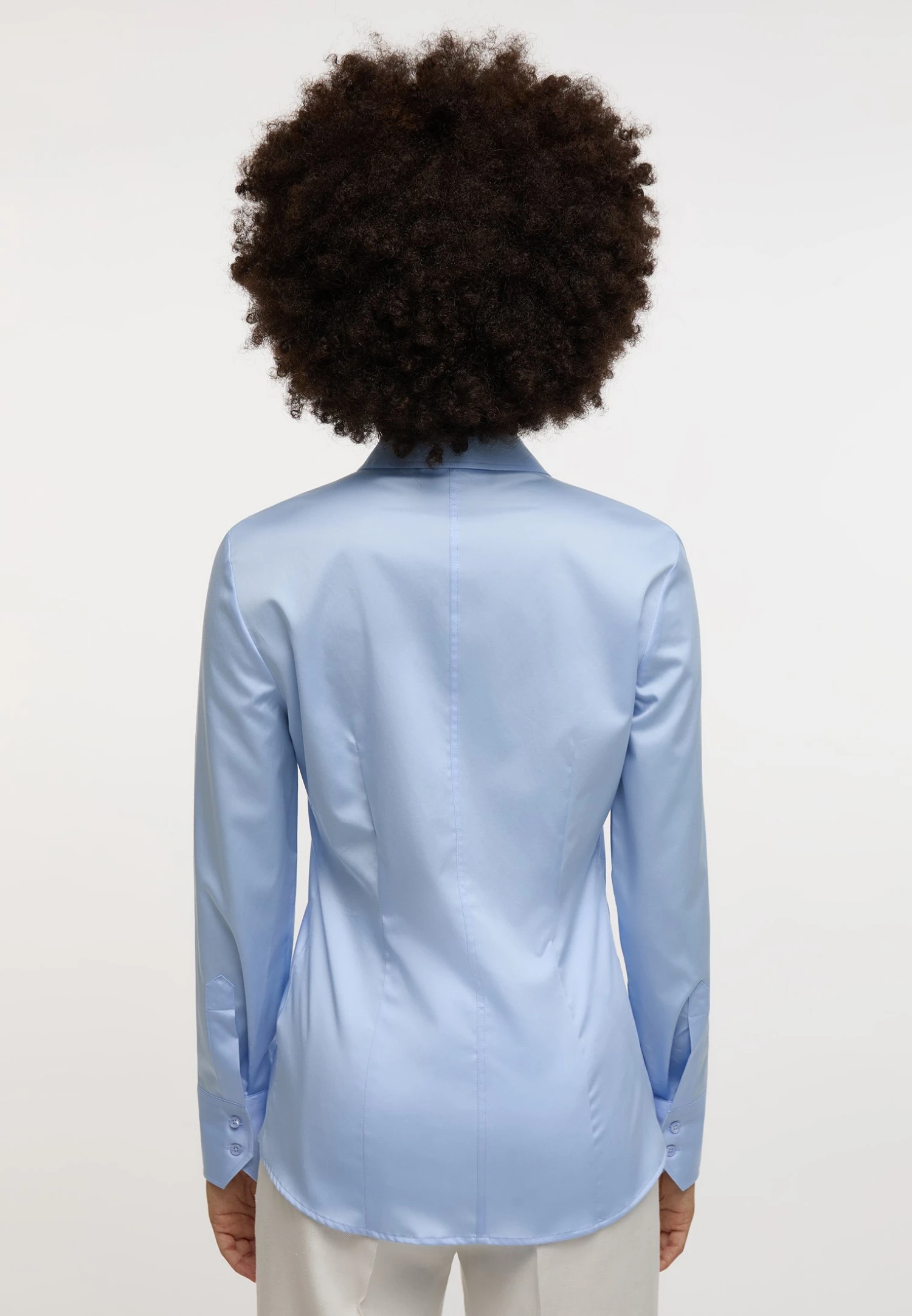 Eterna Overhemdblouse - Hellblau 4 Eterna Overhemdblouse - Hellblau - Afbeelding 2