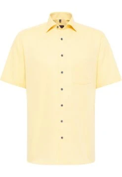 Eterna Strukturiertes Kurzarmhemd Modern Fit - Overhemd - Gelb -Eterna 30ba86c4c84e445ebba6ace2e86586ab