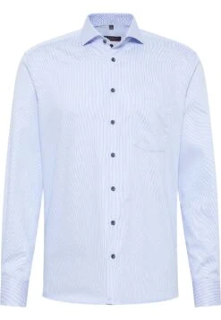 Eterna Gestreiftes Modern Fit - Overhemd - Hellblau -Eterna 3200a95b62c041cea28ced7237f35bee