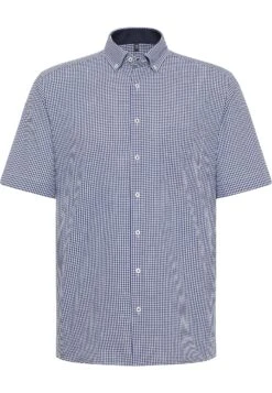 Eterna Kariertes Kurzarm Modern Fit - Overhemd - Navy 11 Eterna Kariertes Kurzarm Modern Fit - Overhemd - Navy -Eterna 32e04aadbd154ded92317cffbde77ba2