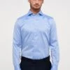 Eterna Langarm Slim Fit - Overhemd - Mittelblau -Eterna 33667d907dfc4234b4f00fde4d45083d