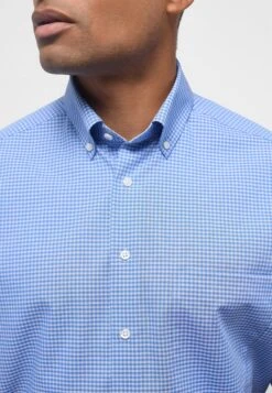Eterna Kariertes Popeline Comfort Fit - Overhemd - Denim 10 Eterna Kariertes Popeline Comfort Fit - Overhemd - Denim -Eterna 35635af5709e4df3ab9bc436687dc4a3