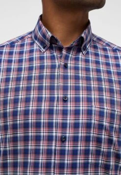 Eterna Kariertes Modern Fit - Overhemd - Rot -Eterna 357769de0c01464e84a8986cf4163f4a