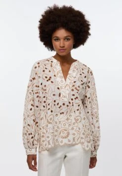Eterna Lochstickerei - Blouse - Weiß