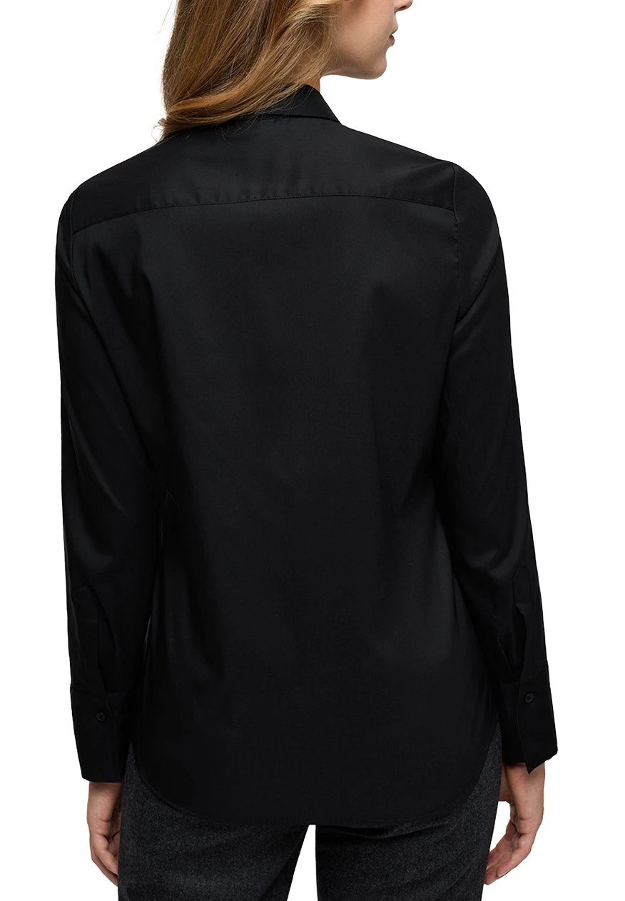 Eterna Langarm Modern Classic - Overhemdblouse - Schwarz 5 Eterna Langarm Modern Classic - Overhemdblouse - Schwarz - Afbeelding 3
