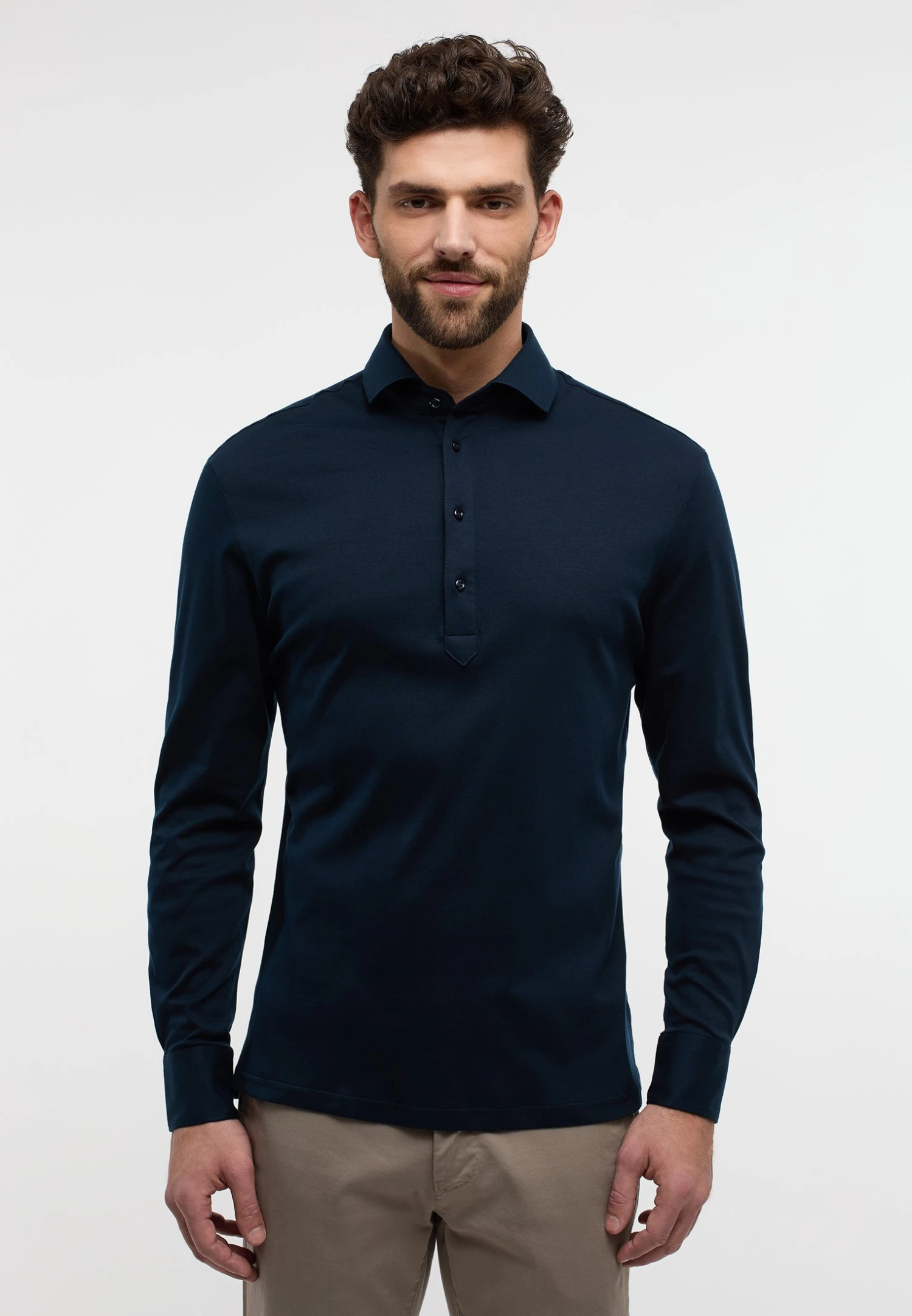 Eterna Modern Fit - Poloshirt - Dunkelblau 3 Eterna Modern Fit - Poloshirt - Dunkelblau