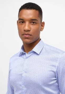 Eterna Bedrucktes Performance Super- Overhemd - Himmelblau -Eterna 37d1e8cd6aee4d21844544a1c4fb75b0