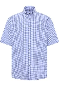 Eterna Seersucker Comfort Fit - Overhemd - Blau -Eterna 382ffb03f6e74944a57aa13ce00ec39f
