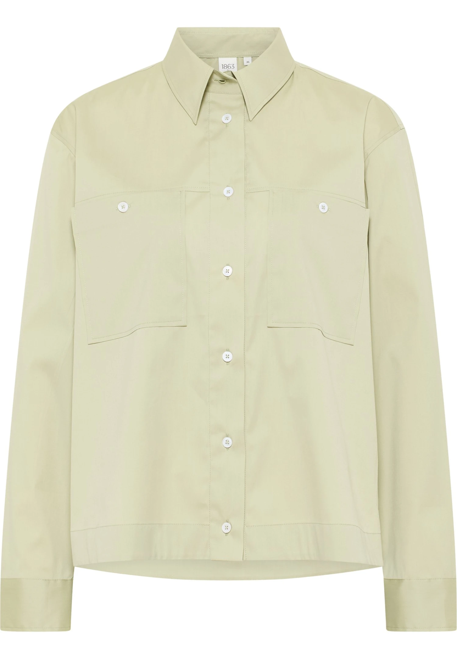 Eterna Loose Fit - Overhemdblouse - Salbeigrün 6 Eterna Loose Fit - Overhemdblouse - Salbeigrün - Afbeelding 4