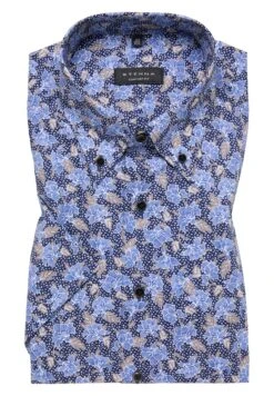 Eterna Bedrucktes Kurzarm Comfort Fit - Overhemd - Blau 13 Eterna Bedrucktes Kurzarm Comfort Fit - Overhemd - Blau -Eterna 39cbe7333ccc42d0bc7ffc10237aac12