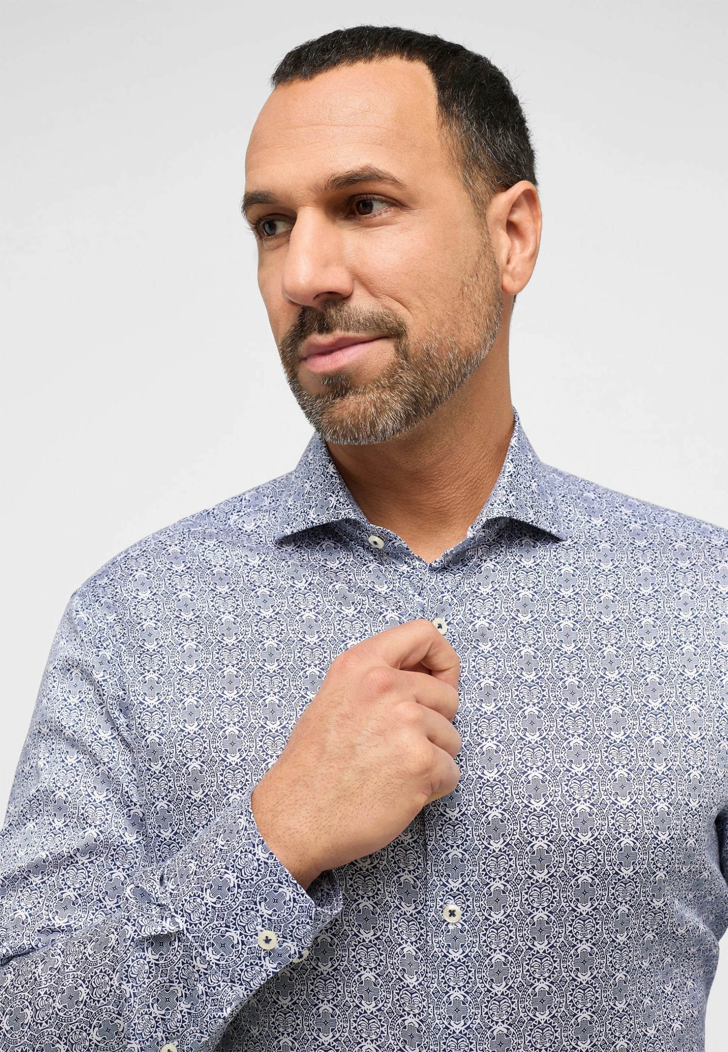 Eterna Modern Fit - Overhemd - Blau 5 Eterna Modern Fit - Overhemd - Blau - Afbeelding 3