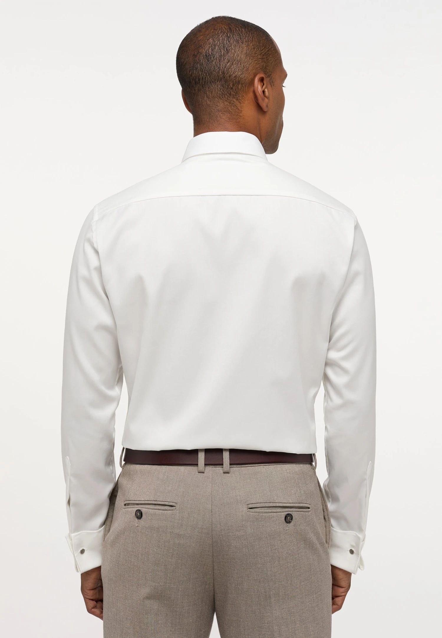 Eterna Modern Fit - Zakelijk Overhemd - Beige 4 Eterna Modern Fit - Zakelijk Overhemd - Beige - Afbeelding 2