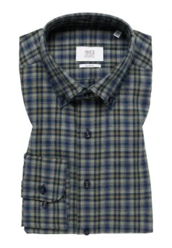 Eterna Kariertes Soft TailoringSlim Fit - Overhemd - Dunkelblau 13 Eterna Kariertes Soft TailoringSlim Fit - Overhemd - Dunkelblau -Eterna 3d6d3d35384b49a88bcc27e0420cc95e