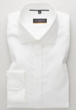 Eterna Langarm Slim Fit Stretch Unifarben - Zakelijk Overhemd - Champagner -Eterna 3d8aa95063054538923f0faf5f663eaf