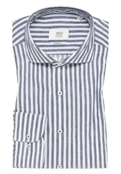 Eterna Papa-Sohn Comfort Fit - Overhemd - Navy 13 Eterna Papa-Sohn Comfort Fit - Overhemd - Navy -Eterna 3de2f7f70b5142b7855bedd22cbe010c