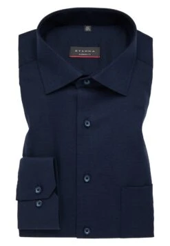 Eterna Struktur Modern Fit - Overhemd - Navy 13 Eterna Struktur Modern Fit - Overhemd - Navy -Eterna 40b00899a4084e998525439111da1bb5