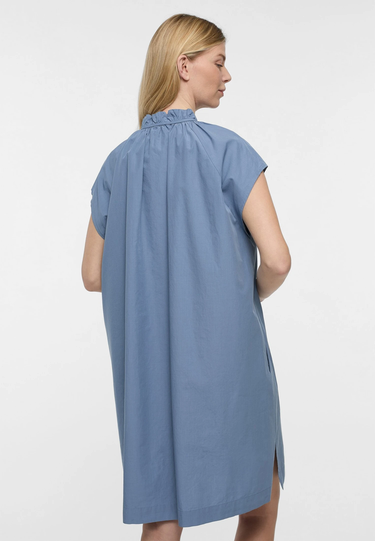 Eterna Loose Fit - Jurk - Blaugrau 4 Eterna Loose Fit - Jurk - Blaugrau - Afbeelding 2