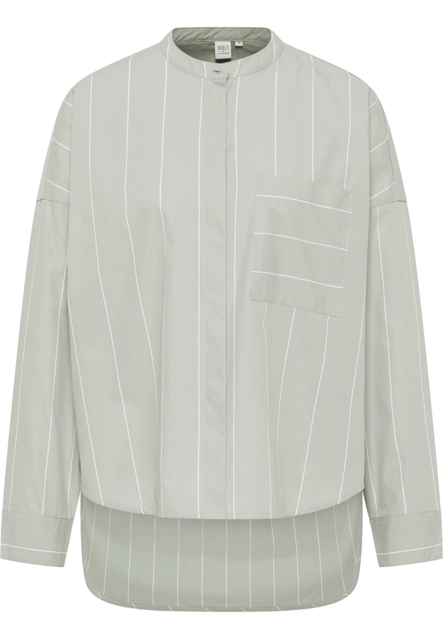 Eterna Classic Fit - Overhemdblouse - Salbeigrün 6 Eterna Classic Fit - Overhemdblouse - Salbeigrün - Afbeelding 4