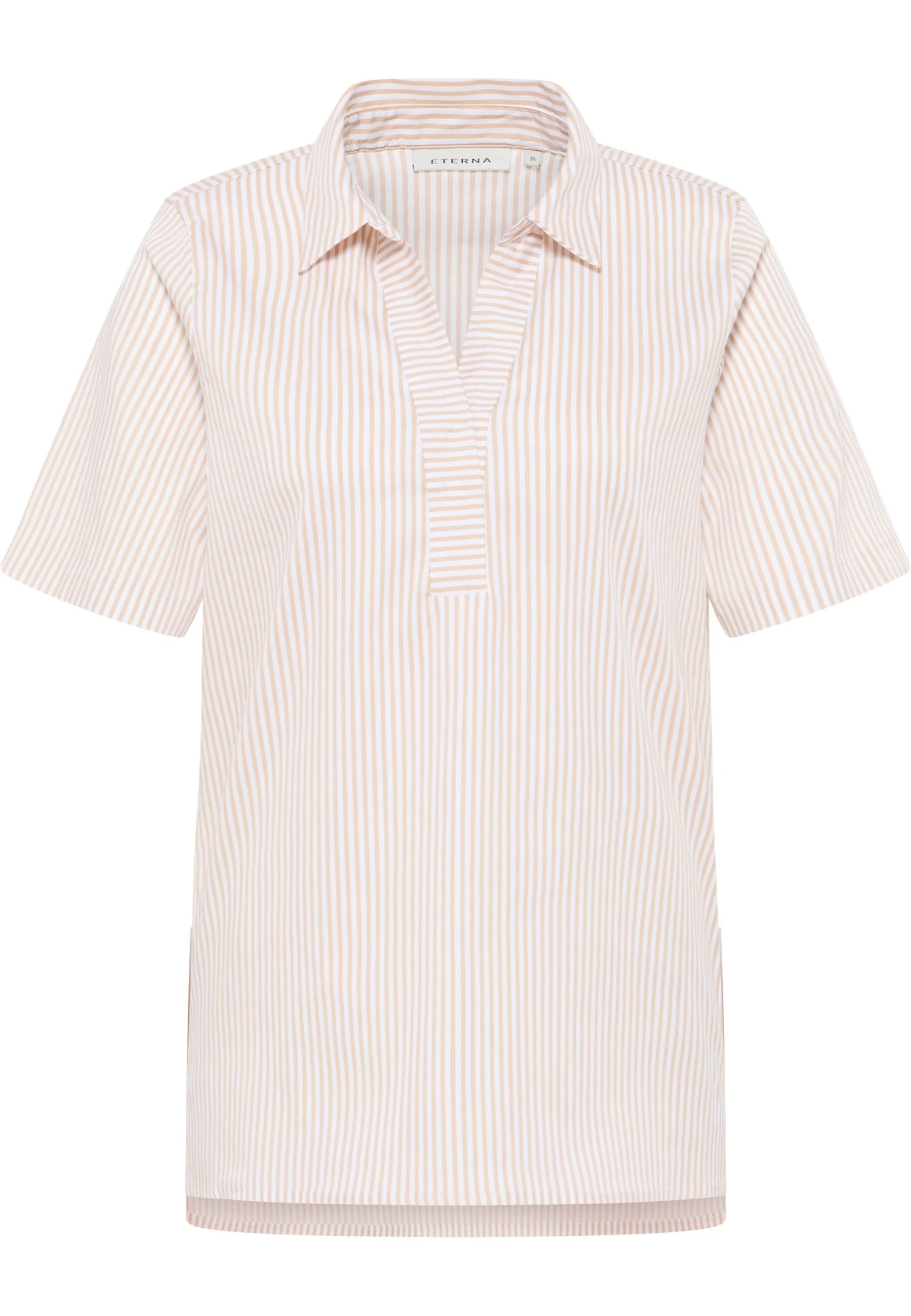 Eterna Regular Fit - Blouse - Beige 6 Eterna Regular Fit - Blouse - Beige - Afbeelding 4