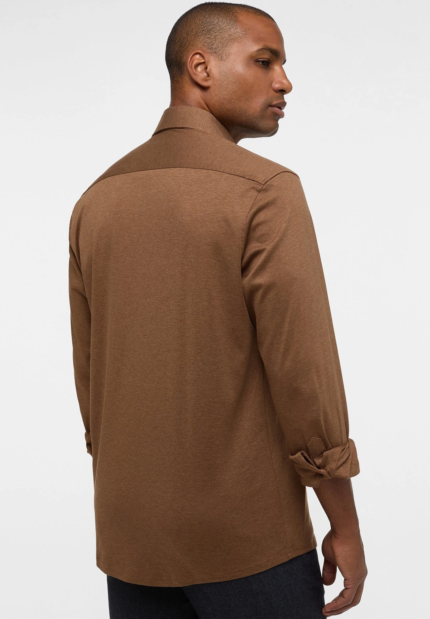 Eterna Langarm Comfort Fit - Overhemd - Hazelnut 4 Eterna Langarm Comfort Fit - Overhemd - Hazelnut - Afbeelding 2