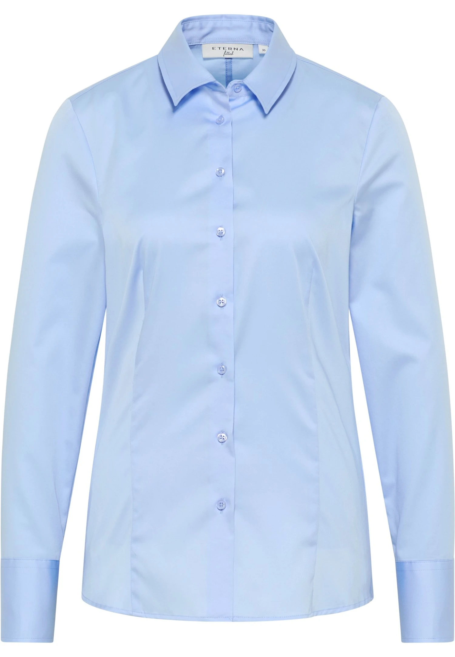 Eterna Overhemdblouse - Hellblau 6 Eterna Overhemdblouse - Hellblau - Afbeelding 4