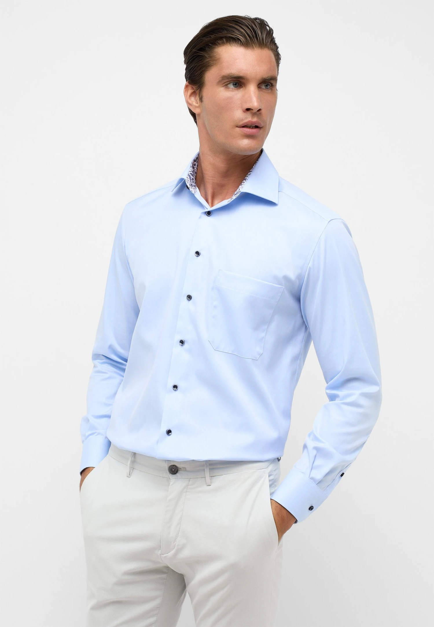 Eterna Cover Comfort Fit - Overhemd - Hellblau 3 Eterna Cover Comfort Fit - Overhemd - Hellblau