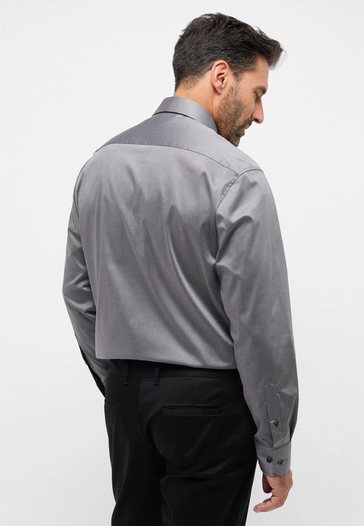 Eterna Performance Comfort Fit - Overhemd - Hellgrau 4 Eterna Performance Comfort Fit - Overhemd - Hellgrau - Afbeelding 2
