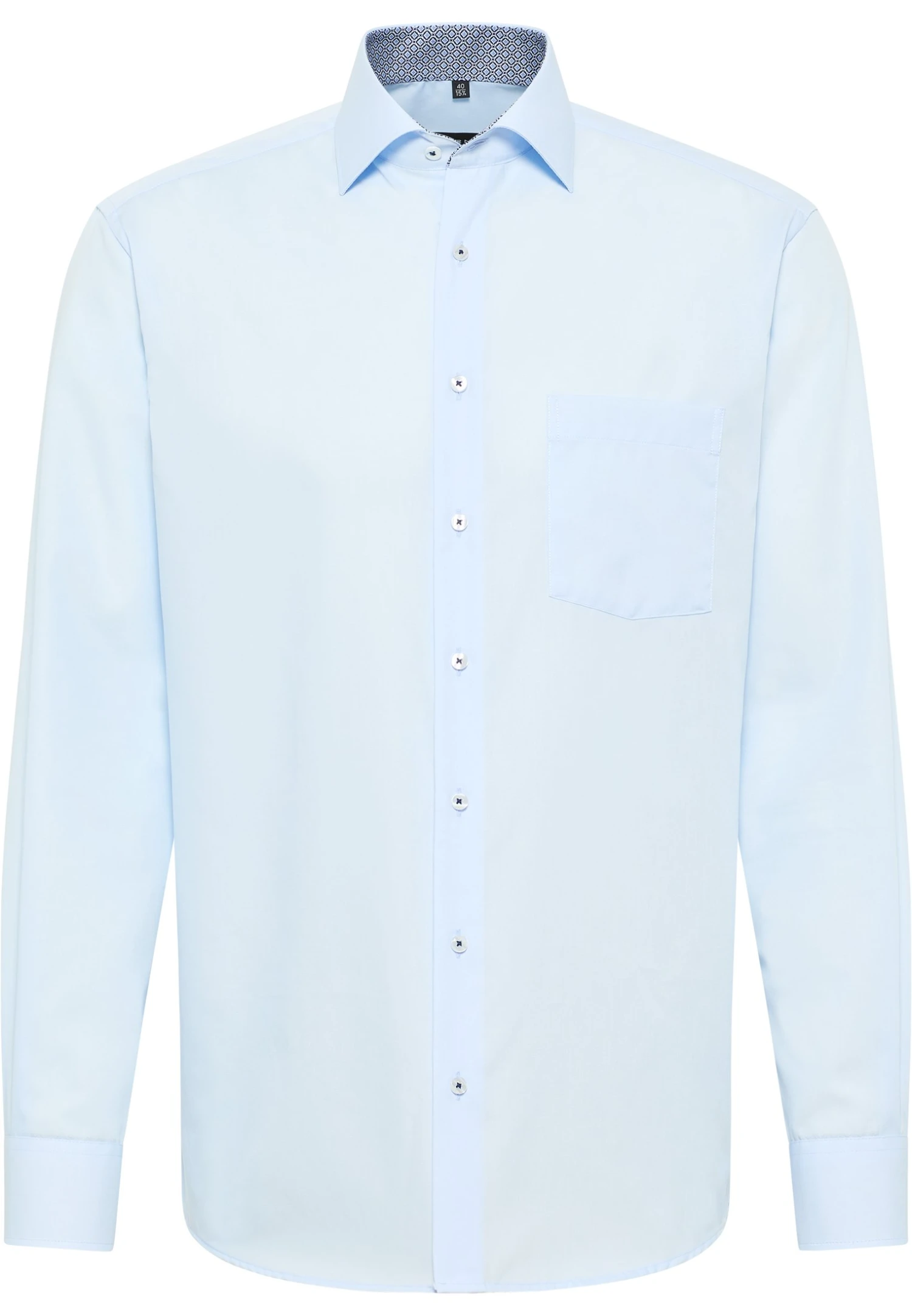 Eterna Original Modern Fit - Zakelijk Overhemd - Himmelblau 6 Eterna Original Modern Fit - Zakelijk Overhemd - Himmelblau - Afbeelding 4