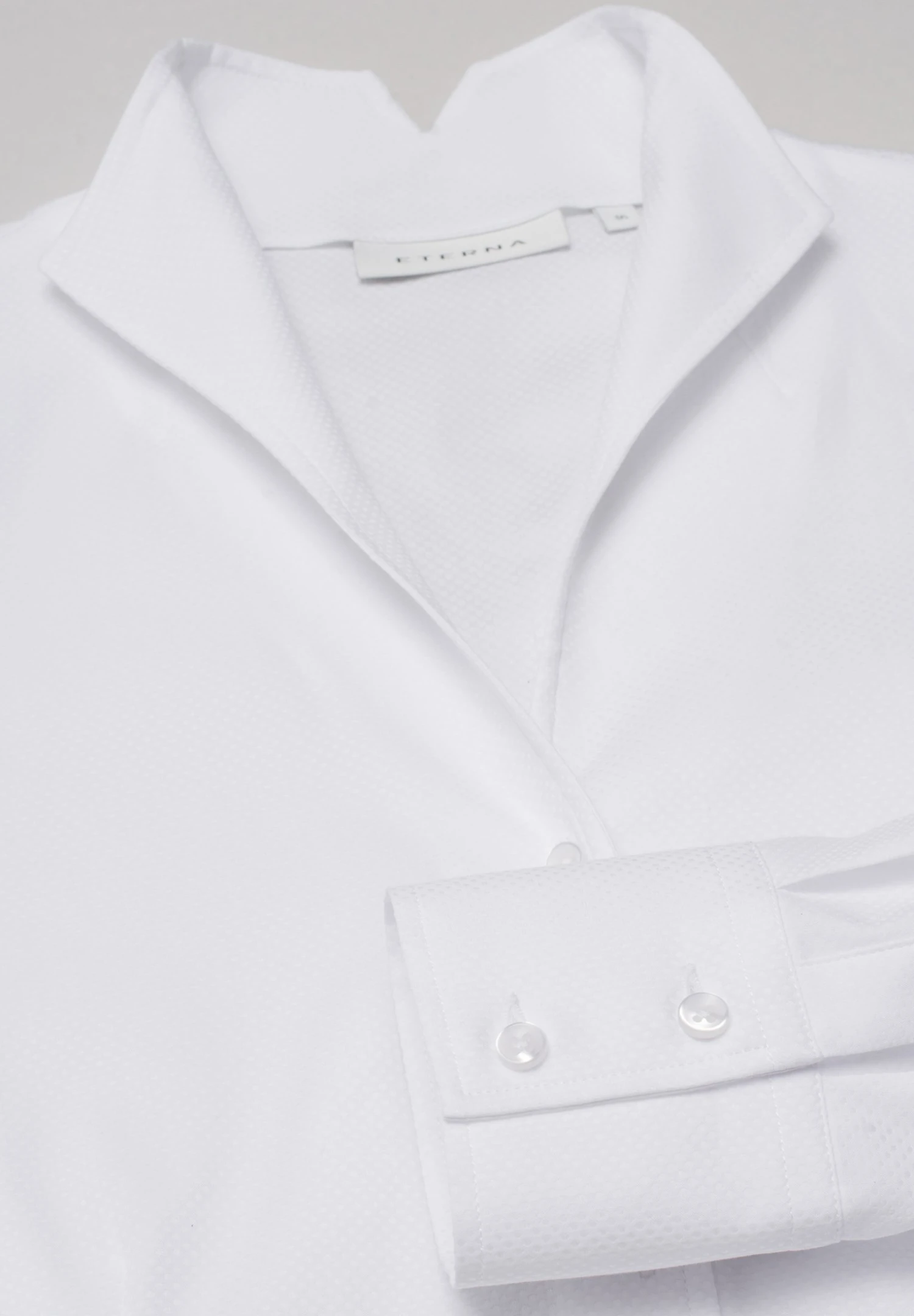 Eterna Modern Classic Regular Fit - Overhemdblouse - Weiß 7 Eterna Modern Classic Regular Fit - Overhemdblouse - Weiß - Afbeelding 5