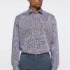 Eterna Print- Modern Fit - Overhemd - Blau Rot -Eterna 4ca39fff3caa4594b2e96e005325c49c