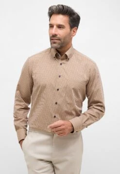 Eterna Comfort Fit - Overhemd - Caramell