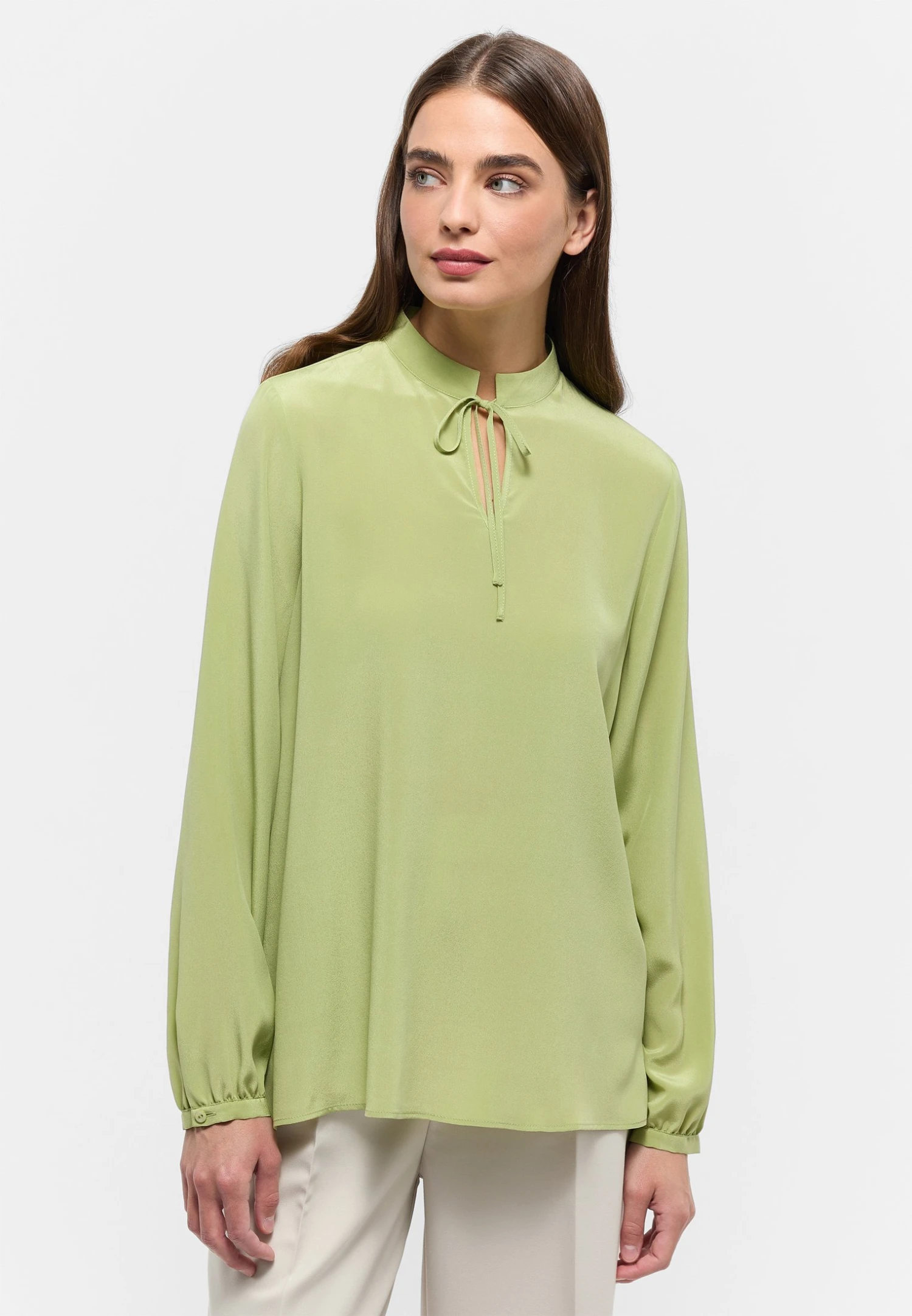 Eterna Loose Fit - Blouse - Apfelgrün 3 Eterna Loose Fit - Blouse - Apfelgrün