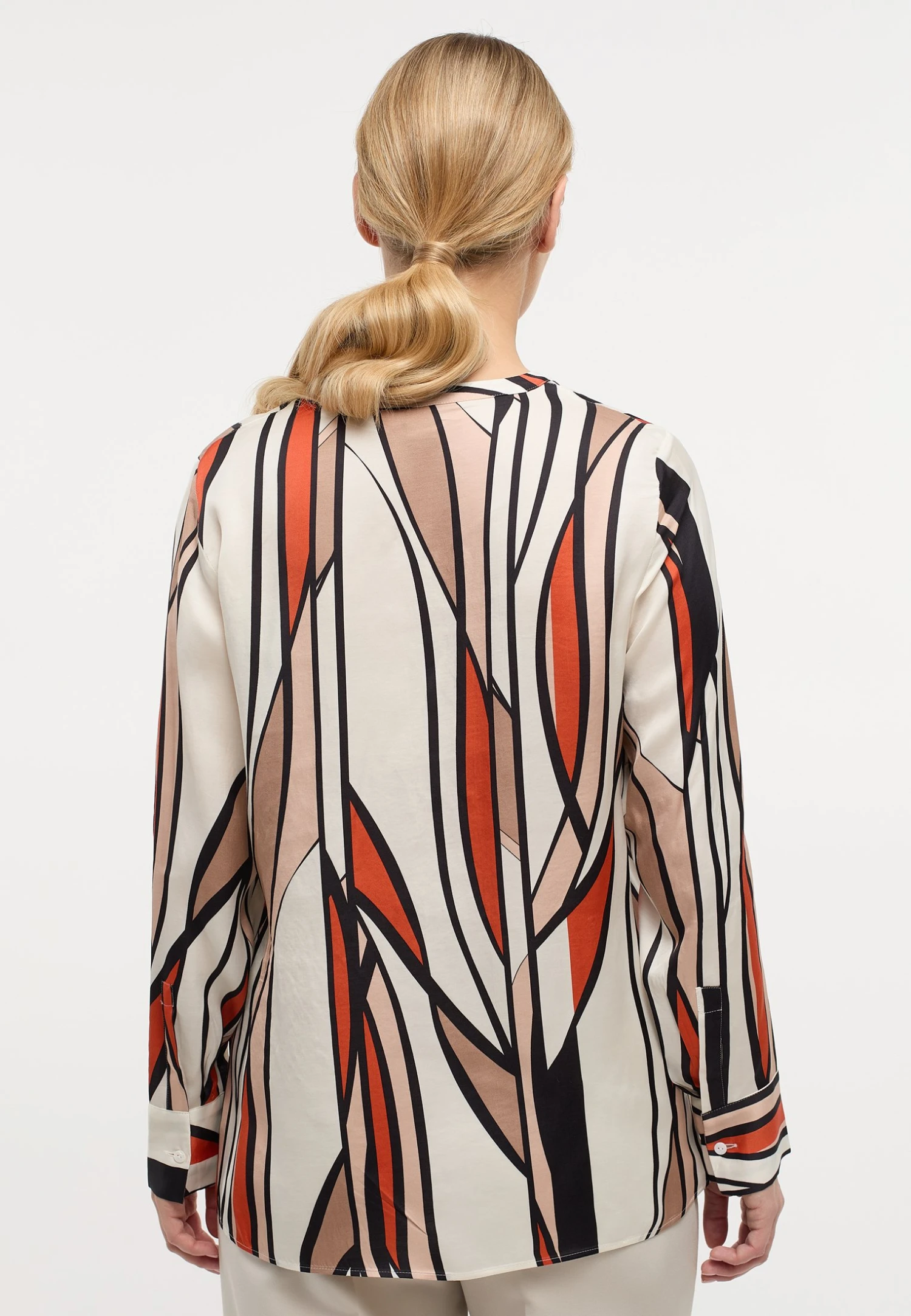 Eterna Loose Fit - Tuniek - Orange 4 Eterna Loose Fit - Tuniek - Orange - Afbeelding 2